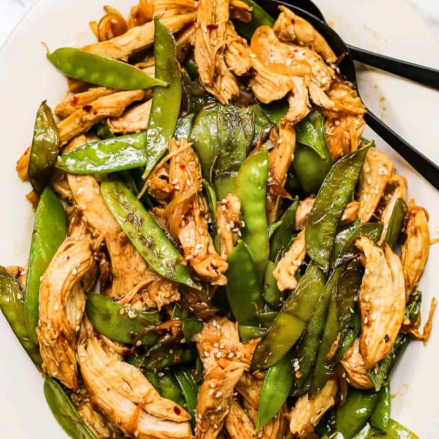 Chicken with Snow Peas.