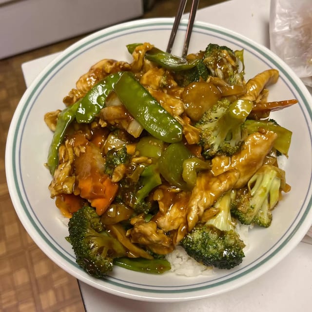 Chicken with Mixed Vegetables.