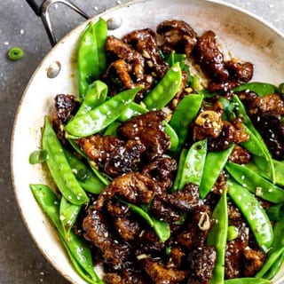 Beef with Snow Peas