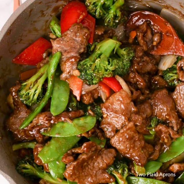 Beef with Mixed Vegetables.