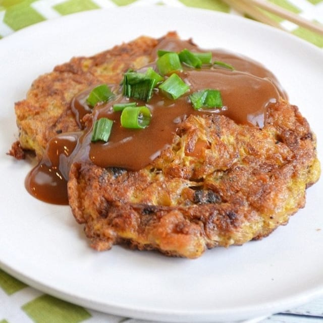 Beef Egg Foo Young.