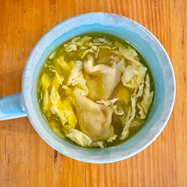 Wonton with Egg Drop Soup.