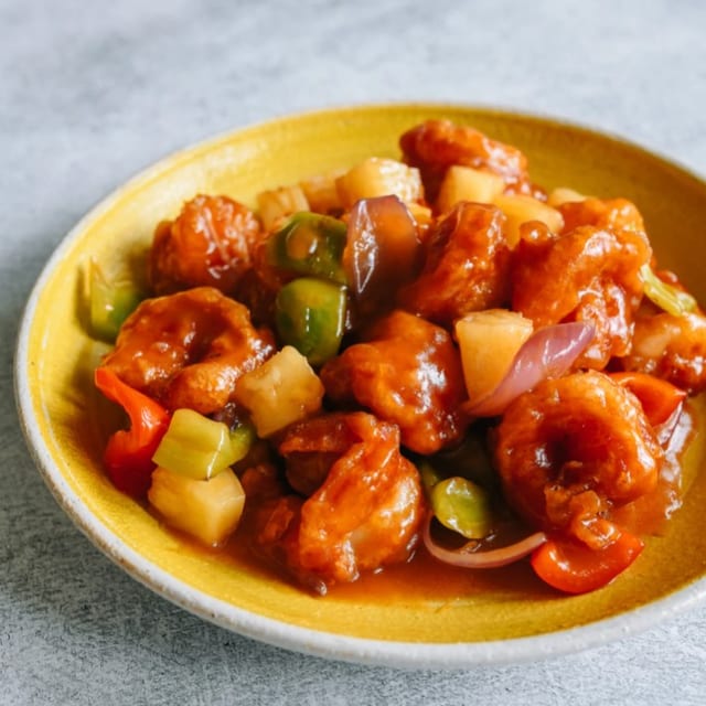 Sweet & Sour Shrimp.