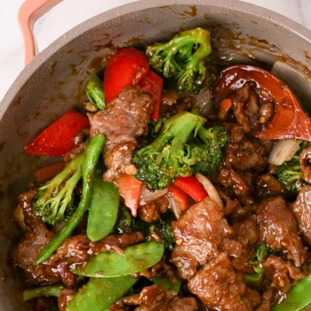 Beef with Mixed Vegetables.