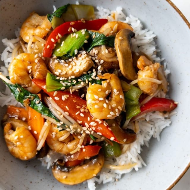Shrimp Chop Suey.