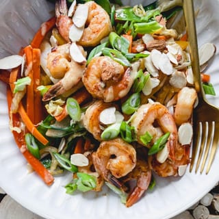 Shrimp with Almonds