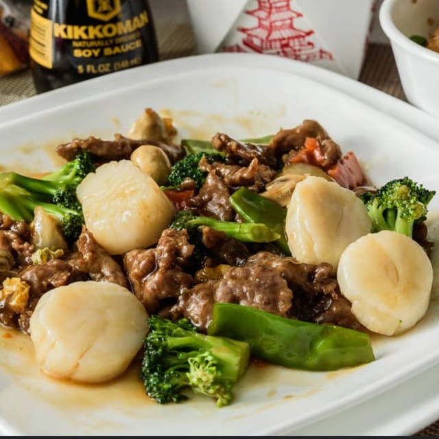 Beef with Scallops.