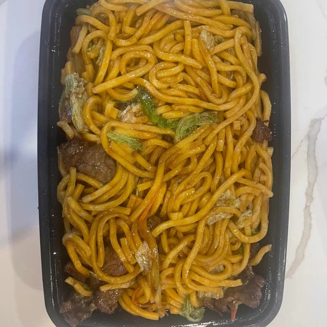 Beef Lo Mein.