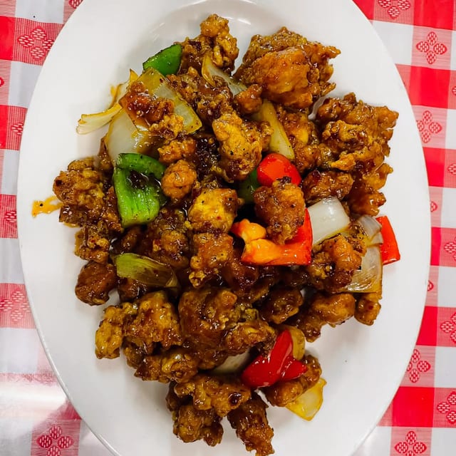 Black Pepper Chicken.